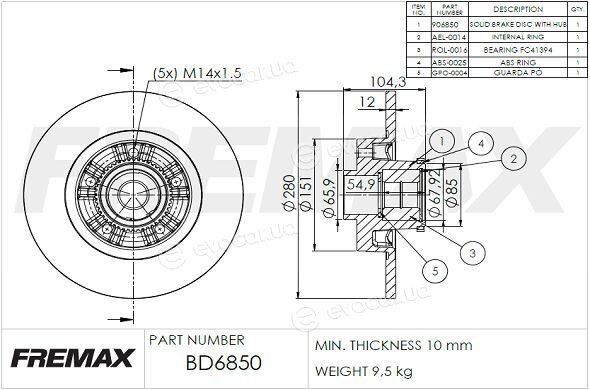 Fremax BD-6850