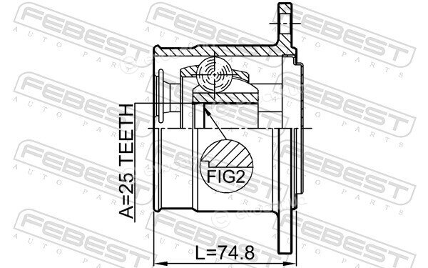 Febest 1211-TERD4RH