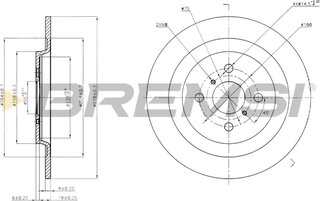 Bremsi CD7588S