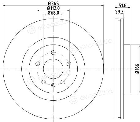 Hella Pagid 8DD 355 128-731