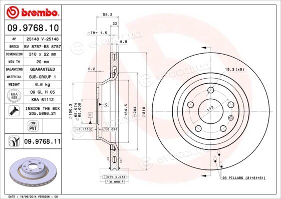 Brembo 09.9768.11