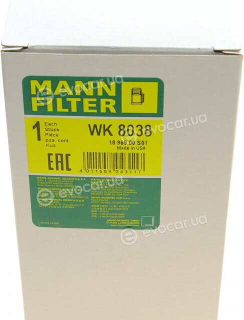 Mann WK 8038