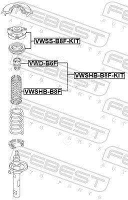 Febest VWSHB-B8F-KIT