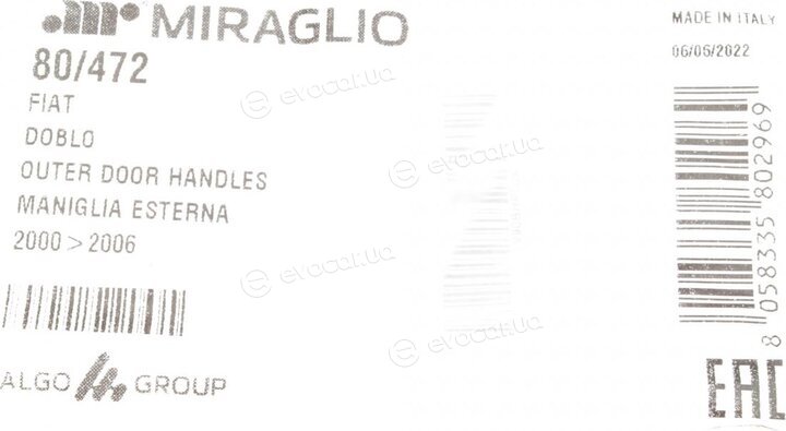 Miraglio 80/472