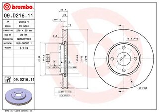 Brembo 09.D216.11