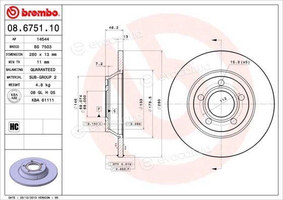 Brembo 08.6751.10