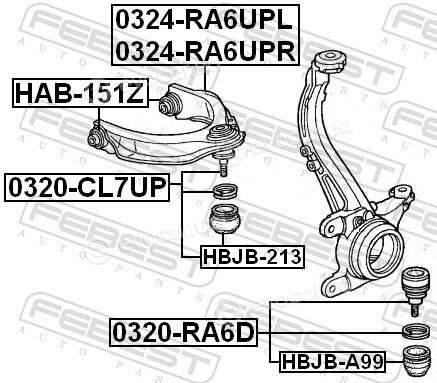 Febest HAB-151Z