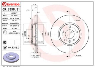 Brembo 09.B356.31