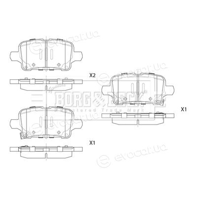 Borg & Beck BBP2896