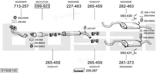 Bosal SYS06100