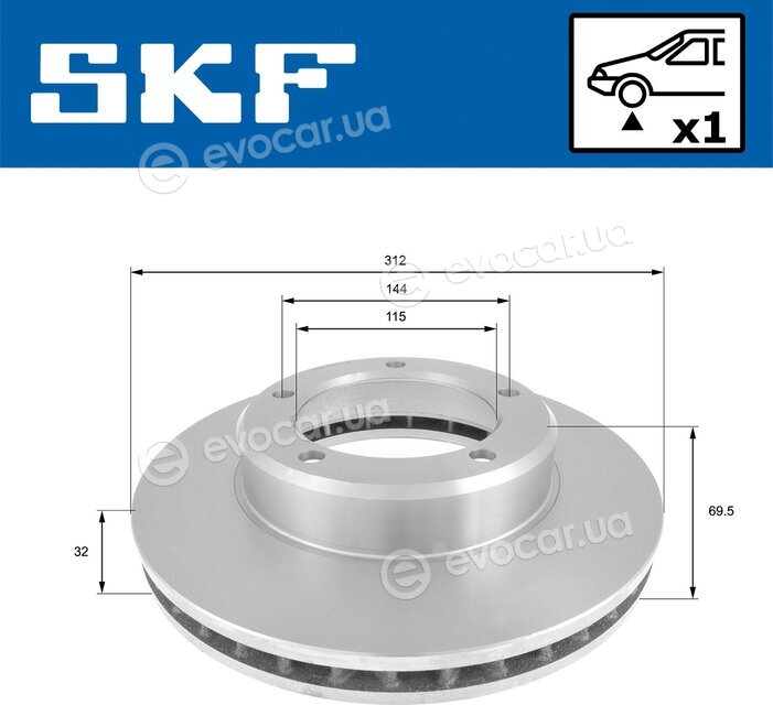 SKF VKBD 80749 V1