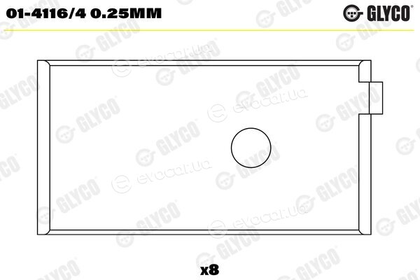 Glyco 01-4116/4 0.25mm