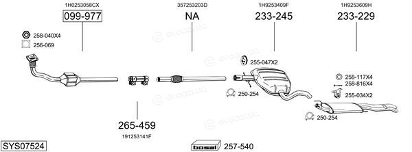 Bosal SYS07524