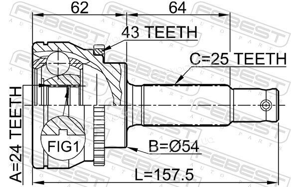 Febest 0410-033A43