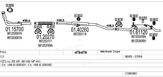 MTS C380390001576